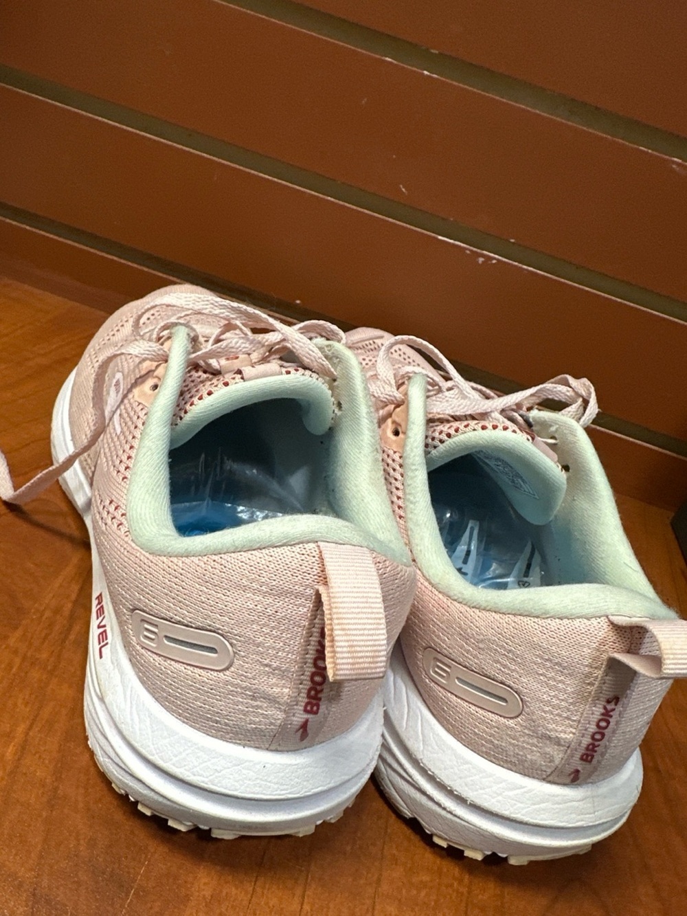 Brooks Revel Women’s Pink Mint Running Walking Sneakers - Picture 3 of 7